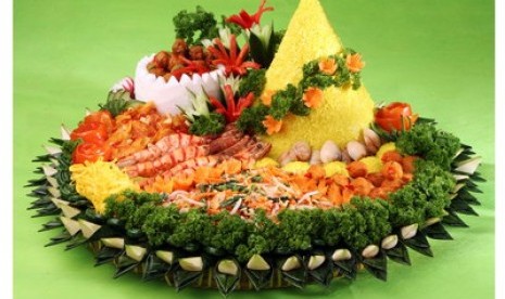 Nasi Tumpeng jadi ikon kuliner tradisional Indonesia