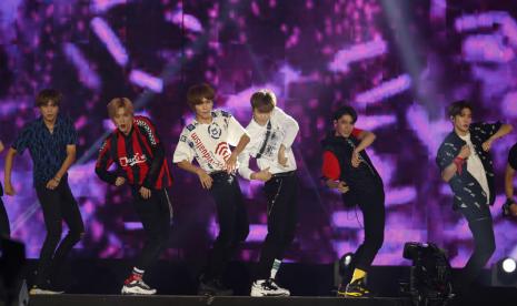 NCT 127 sesuai memenangkan penghargaan Daesang di Seoul Music Awards. (ilustrasi).