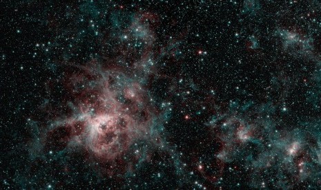 Nebula Tarantula, foto terakhir dari teleskop Spitzer.. 