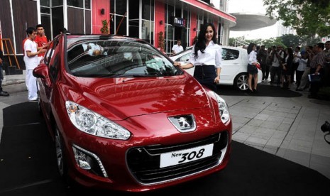 New Peugeot 308 resmi masuk ke Indonesia.    (Foto : Darmawan/Republika)