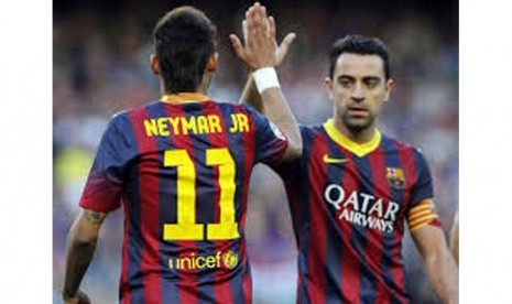 neymar dan Xavi