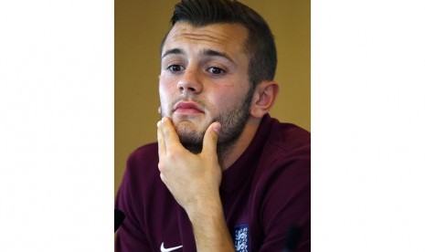 ngland's Jack Wilshere attends a news conference at the St George's Park training complex near Burton-upon-Trent, central England, September 5, 2014.