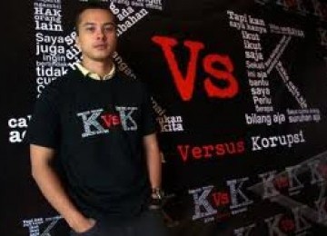 Nicholas Saputra, salah satu pemain Kita Versus Korupsi