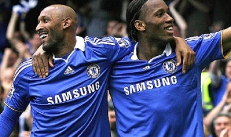 Nicolas Anelka dan Didier Drogba