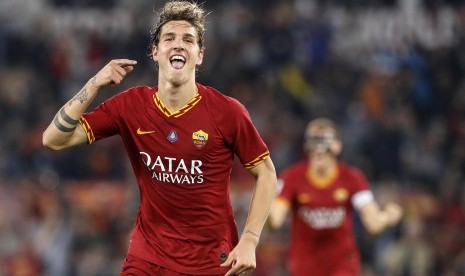 Nicolo Zaniolo, pemain AS Roma yang diincar Juventus.