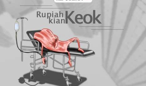 Nilai tukar rupiah terus mengalami pelemahan.