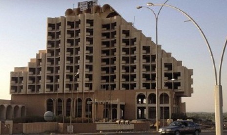 Ninawa Hotel. Hotel bintang lima yang dibangun ISIS di kota Mosul, Irak.