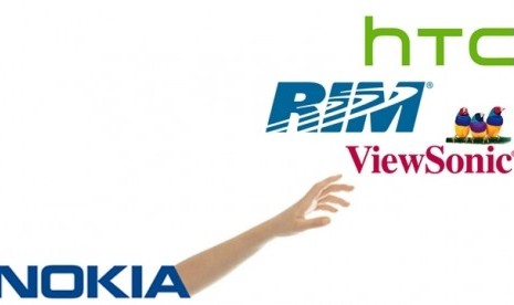 Nokia versus RIM, HTC, View Sonic