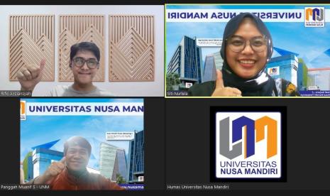 Nusa Mandiri Startup Center (NSC) kembali menunjukkan dukungannya terhadap perkembangan startup mahasiswa Universitas Nusa Mandiri (UNM) dengan mengadakan pertemuan daring dengan investor dari Peluang.co.