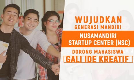 Nusamandiri StartUp Center (NSC) aktif mendorong mahasiswa STMIK Nusa Mandiri menggali ide-ide kreatif dan mmembangun startup sejak dini.