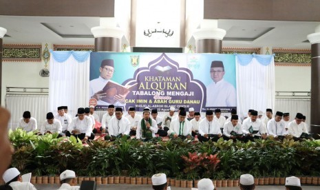 Nusantara Mengaji di Masjid Al-Abrar Islamic Canter Kabupaten Tabalong, Kalimantan Selatan, Selasa (22/8)