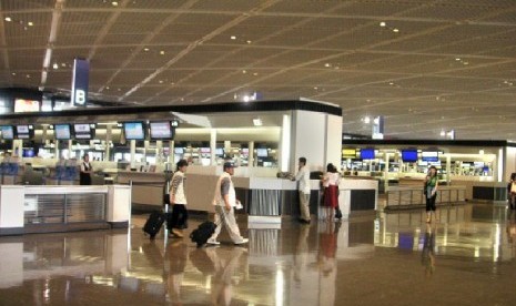 Nyamannya suasana Bandara Narita Tokyo Jepang 