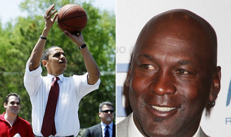 Obama dan Michael Jordan