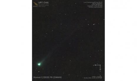 Observatorium Astronomi Itera Lampung  berhasil mengabadikan kemunculan Komet C/2020 F8 (Swan) dalam pengamatan teleskop Lunt Engineering 80 ED, jenis refraktor doublet akromatik pada Rabu (6/5) pukul 04.55. 