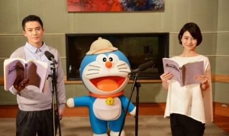 Oguri Shun dan Natsume Miku jadi pengisi suara Doraemon