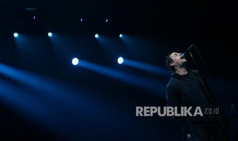 Liam Gallagher. Band Oasis mengumumkan akan menggelar konser reuni di Inggris dan Irlandia pada 2025.