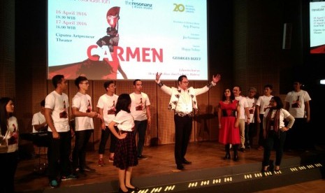 Opera Carmen garapan Avip Priatna akan tampil di Ciputra Artpreneur mulai 16 April 2016.