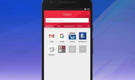 Opera Tampil Lebih Moderen di Android.