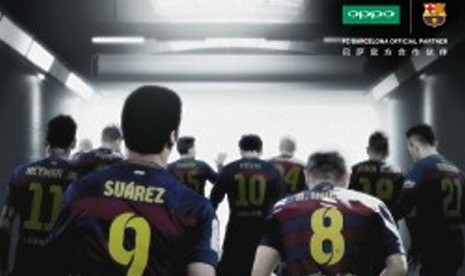 Oppo mitra resmi Barcelona. 