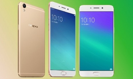 Oppo R9S yang akan dipasarkan bulan ini. 