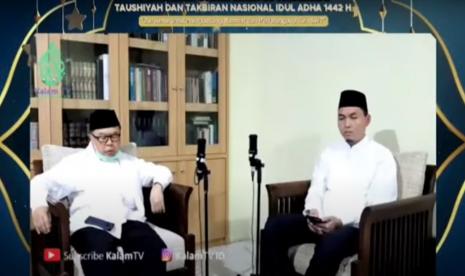  Organisasi Kemasyarakatan (Ormas) Islam se-Indonesia dan Majelis Ulama Indonesia (MUI) menyelenggarakan tausyiah dan takbiran nasional Idul Adha 1442 Hijriah 