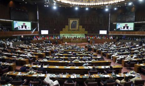 Ilustrasi sidang Organisasi Kerja Sama Islam (OKI). OKI Peringatkan Israel Konsekuensi Serangan ke Masjid Al Aqsa