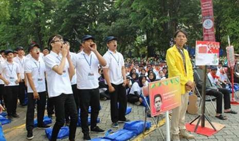 Orientasi Mahasiswa Baru (Maba) Universitas Esa Unggul dalam Esgul Welcoming Days.