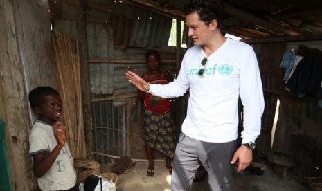 Orlando Bloom di Liberia