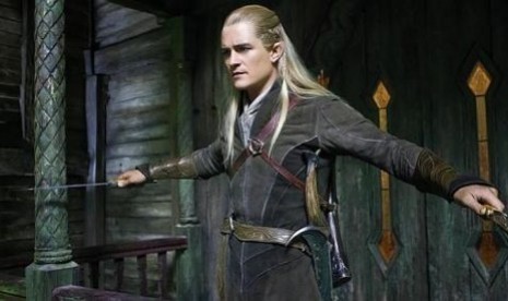 Orlando Bloom kembali mengisi perannya sebagai Legolas di --Lord of The Rings--dalam --The Hobbit: The Desolation of Smaug--