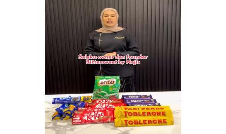 Owner Bittersweet By Najla, Najla Bisyir. Bittersweet dan Donatsu merupakan kuliner lokal yang menyatakan tidak akan lagi pakai produk terafiliasi Israel.