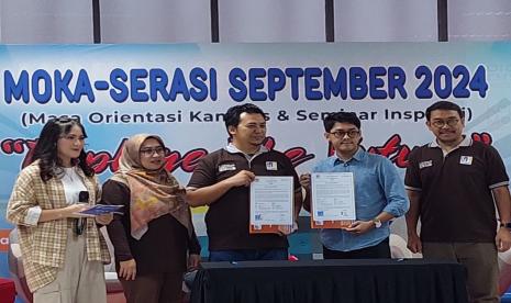 Pada Ahad, 22 September 2024, di bawah langit cerah, UNM dan Peluang.co sah-sahan tanda tangan Nota Kesepahaman alias MoU (Memorandum of Understanding).