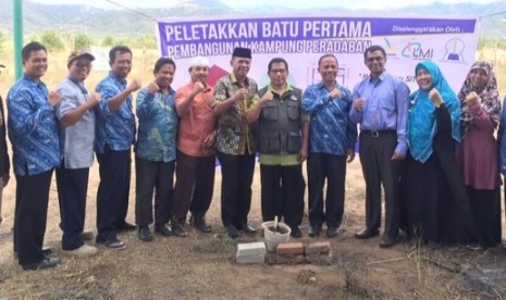 Pada Selasa (25/12), bertempat di lokasi tanah yang akan dibangun Kampung Peradaban di desa Petobo, kecamatan Palu Selatan