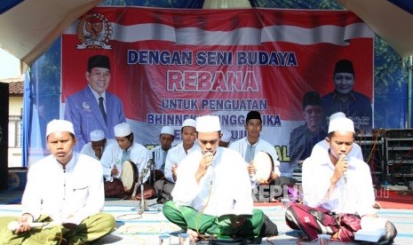 Pagelaran rebana memeriahkan sosialisasi empat pilar