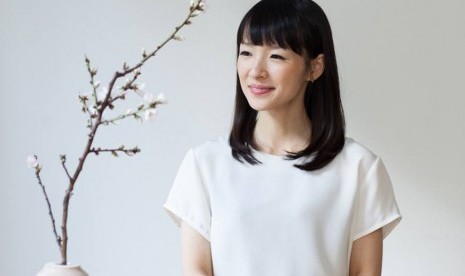 Pakar dan konsultan pengaturan Marie Kondo dari Jepang.