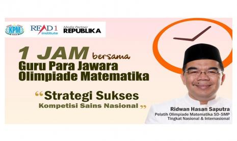 Pakar matematika Ridwan Hasan Saputra