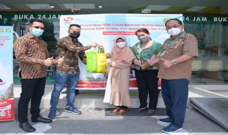 Bantuan ratusan paket nutrisi dibagikan dalam rangka Hari Gizi Nasional 