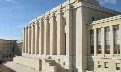 Palais des Nations, UN office og Geneva's main building (file photo))