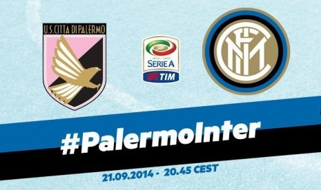 Palermo kontra Inter Milan.