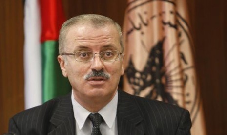 palestinian Prime Minister Rami Hamdallah is scheduled to deliver opening remark CEAPAD II in Jakarta on March, 1, 2014.