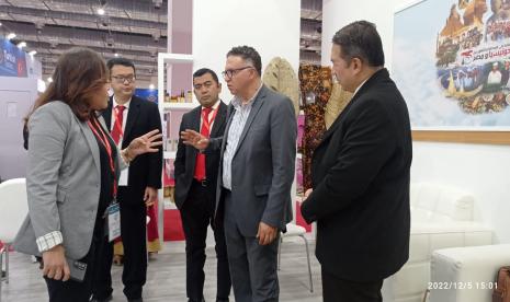 Pameran dagang berskala global Food Africa ke-7 yang diselenggarakan pada 5-8 Desember 2022 di Egypt International Exhibitions Center, Kairo, Mesir.