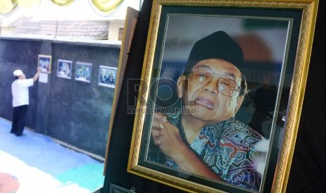 Pameran foto tentang Abdurrahman Wahid alias Gus Dur.