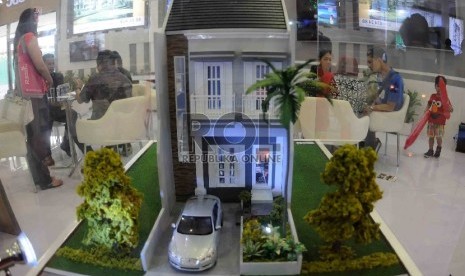 Pameran properti dengan skema pembelian KPR.