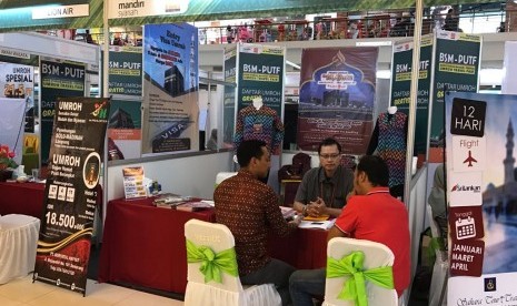 Pameran umrah di Atrium Solo Square, Solo, digelar 3-5 November 2017.