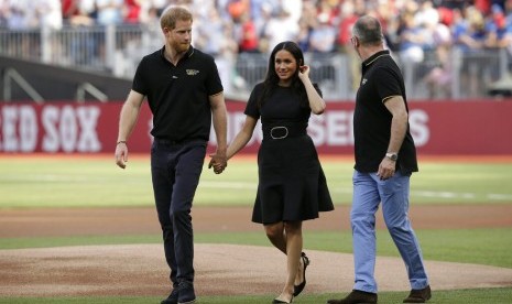 Pangeran Harry dan Meghan Markle.