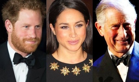 Pangeran Harry, Meghan Markle dan Pangeran Charles 