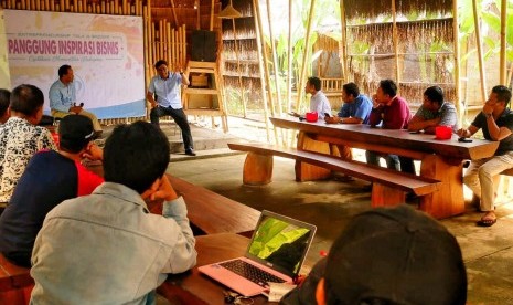 Panggung Inspirasi Bisnis yang diadakan oleh Gerakan OK OCE (One Kabupaten One Center Of Entrepreneurship) Provinsi Nusa Tenggara Barat, Sabtu (17/11).