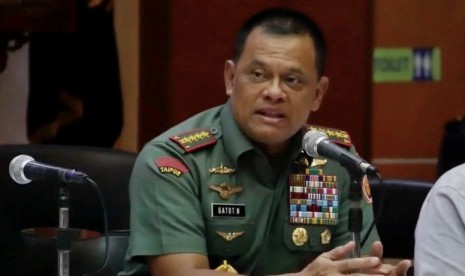 Panglima Tentara Nasional Indonesia Jenderal TNI Gatot Nurmantyo 