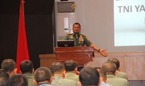 Panglima TNI, Jenderal TNI Gatot Nurmantyo.