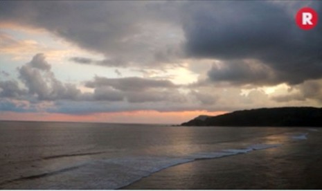 Pantai di Mandalika, Lombok