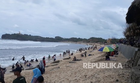 Pantai Krakal di Kabupaten Gunungkidul, DIY. Dispar sebut beach club Raffi Ahmad akan menghidupkan pariwisata di Gunungkidul.